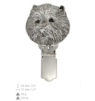 West Highland White Terrier clipring posrebrzany Art-Dog